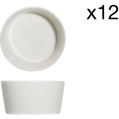 Cosy & Trendy Lot de 12 Bols en Porcelaine, blanc, D12,5 cm - Publicité Cosy & Trendy Lot de 12 Bols en Porcelaine, blanc, D12,5 cm - Publicité
