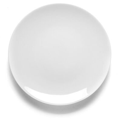 Médard de Noblat Hermine Assiettes à Dessert en Porcelaine Blanche - Lot de 6 - Publicité Médard de Noblat Hermine Assiettes à Dessert en Porcelaine Blanche - Lot de 6 - Publicité