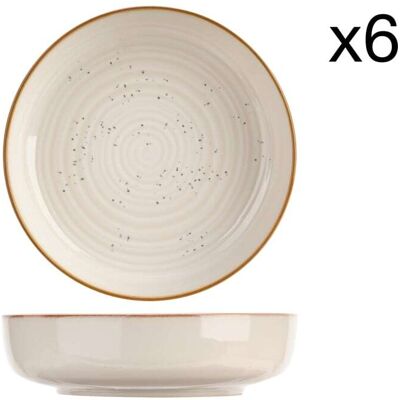Plato Baltic 6pc Vanille - Assiette - Publicité Plato Baltic 6pc Vanille - Assiette - Publicité