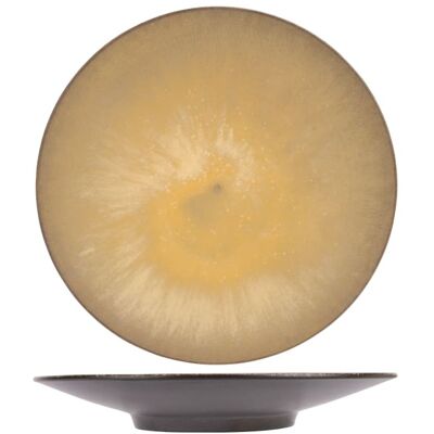Cosy & Trendy Lot de 3 Assiettes plate en Céramique, jaune, D 28 cm - Publicité Cosy & Trendy Lot de 3 Assiettes plate en Céramique, jaune, D 28 cm - Publicité