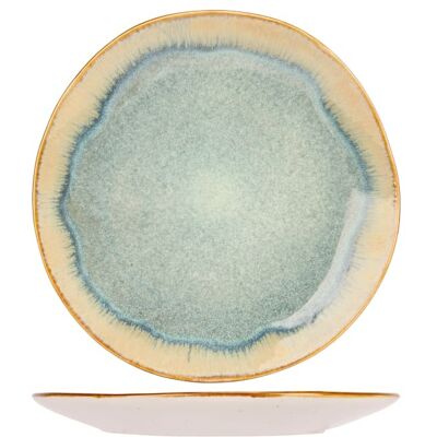 Cosy & Trendy Lot de 4 Assiettes plate en Céramique, bleu, D 28 cm - Publicité Cosy & Trendy Lot de 4 Assiettes plate en Céramique, bleu, D 28 cm - Publicité