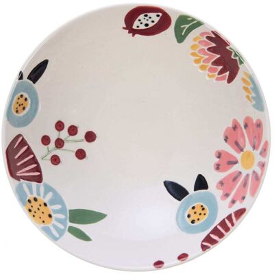 Assiette creuse décorée Bertille 18,5 cm - Lot de 6 Amadeus - Publicité Assiette creuse décorée Bertille 18,5 cm - Lot de 6 Amadeus - Publicité