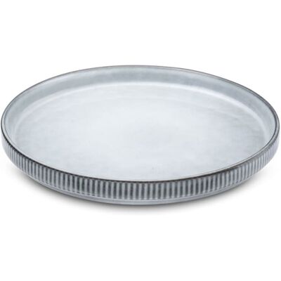 Medard de Noblat Assiette à dessert en grès gris - Publicité Medard de Noblat Assiette à dessert en grès gris - Publicité