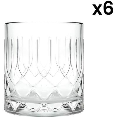 La Rochére Lot de 6 verres à whisky en verre transparent - Publicité La Rochére Lot de 6 verres à whisky en verre transparent - Publicité