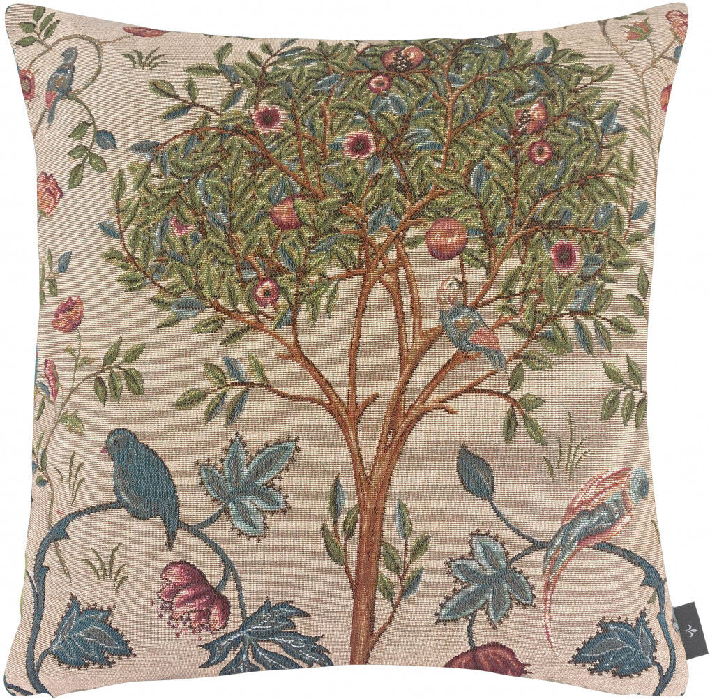 ART Coussin tapisserie kelmscott tree made in france beige 48x48