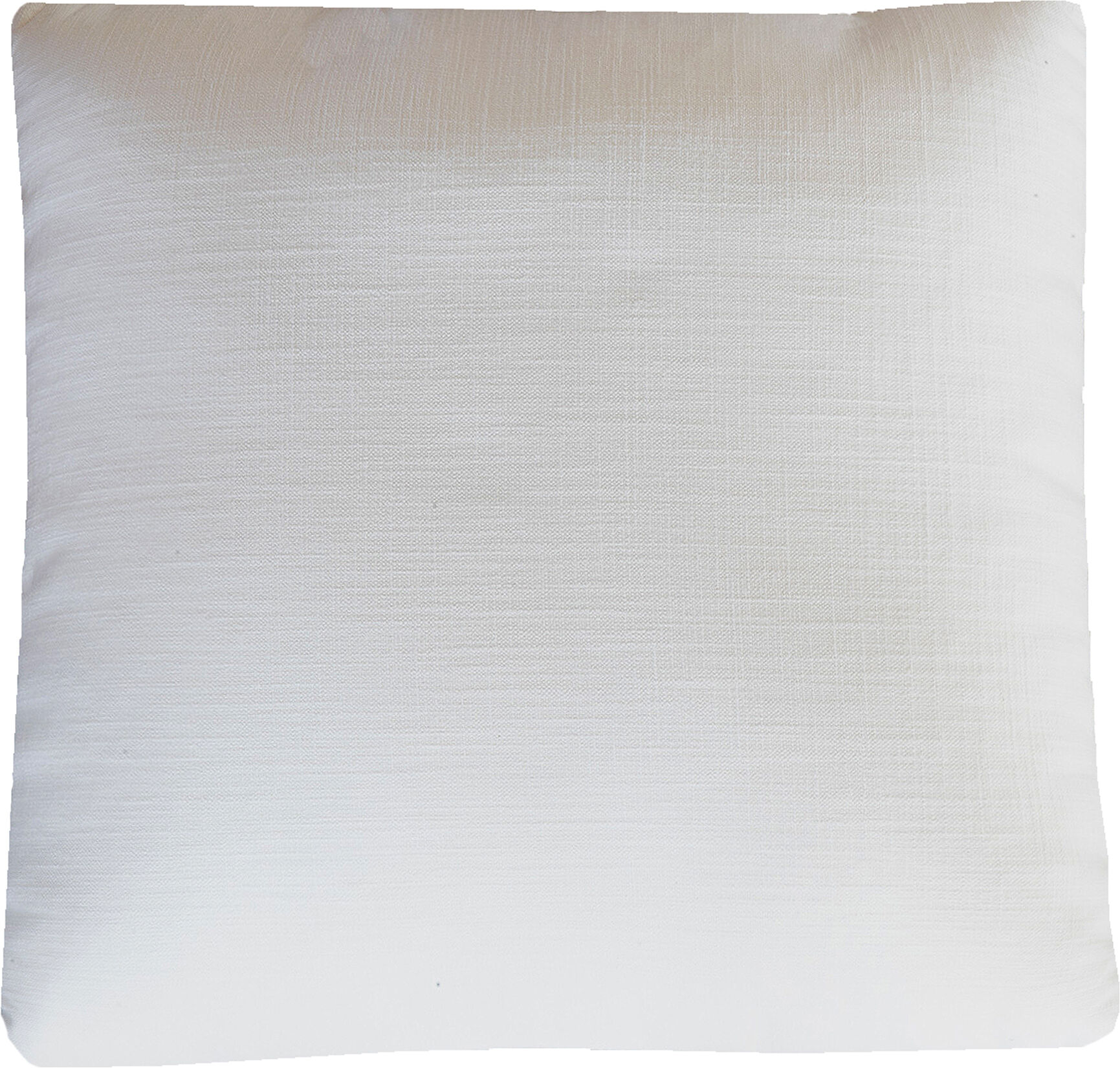 MX HOME Coussin en coton lavé blanc