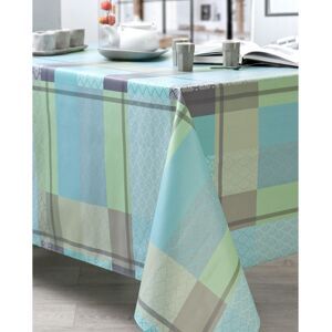 Nydel Nappe en coton enduit PVC azur 160x300 cm