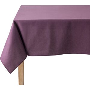 Coucke Nappe en coton traitee teflon aubergine 160 x 240