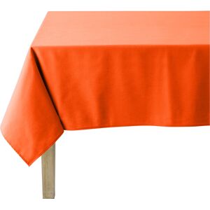 Coucke Nappe en coton traitee teflon mandarine 180 x 180