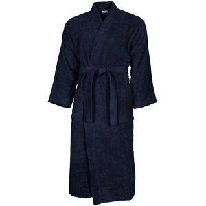 Sensei Maison Peignoir col kimono en coton Bleu Nuit XXL