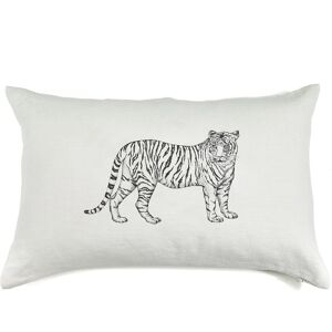 Lo de Manuela Coussin en lin pur lave Tigre 40x60