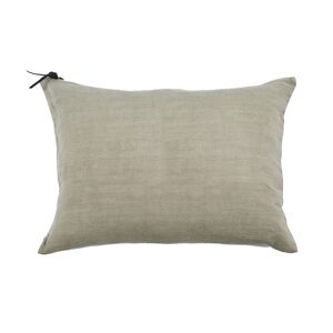 Lo de Manuela L'ESSENTIEL - Coussin Lin pur lave Kaki 40x60