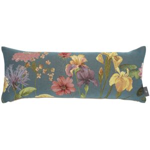 ART Coussin tapisserie giverny made in france bleu 22x58