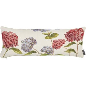 ART Coussin tapisserie hortensias made in france blanc 22x58