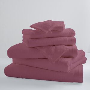 Home Bain Drap de bain uni et colore coton rose 150x100