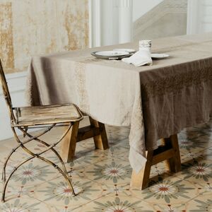 Lo de Manuela Nappe brodee lin pur lave sophia 170x250 cm