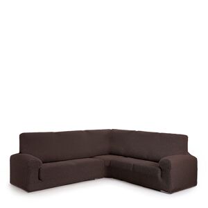 Eysa Housse de canape en coin 3+1 places marron 450 cm