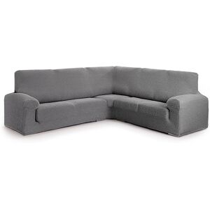 Eysa Housse de canape en coin 3+1 places gris fonce 450 cm