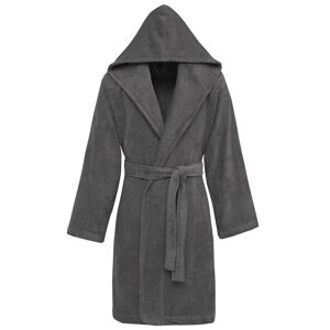 Sensei Maison Peignoir a capuche velours silver grey M