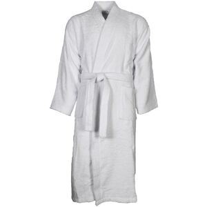 Sensei Maison Peignoir col kimono en coton Blanc XXL