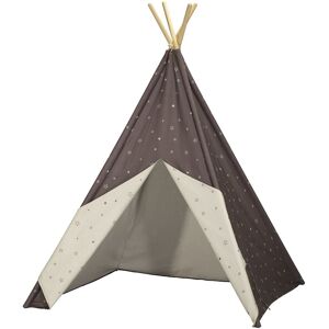 Sauthon Tipi en toile en coton gris