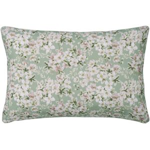 Alexandre Turpault Housse de coussin en lin vert 40x60