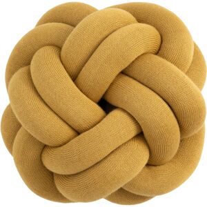 Design House Stockholm Coussin Knot Tissus jaune 30x15x30 cm