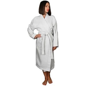 Sensei Maison Peignoir kimono une face eponge rayure Beige L