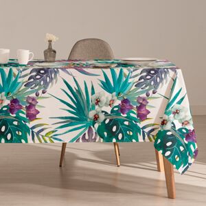 Mint Nappe imprimee multicolore avec traitement anti-taches coton 140x240cm