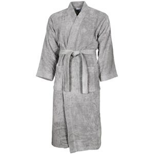 Sensei Maison Peignoir col kimono en coton Gris Perle 6 - XXXL