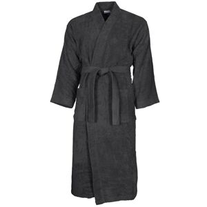 Sensei Maison Peignoir col kimono en coton Anthracite XXXXL