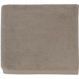 Alexandre Turpault Drap de bain en coton taupe 100x160