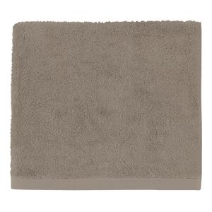 Alexandre Turpault Drap de douche en coton taupe 70x140