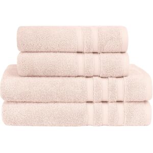 Sensei Maison Ensemble de bain 4 pieces en coton/modal Poudre