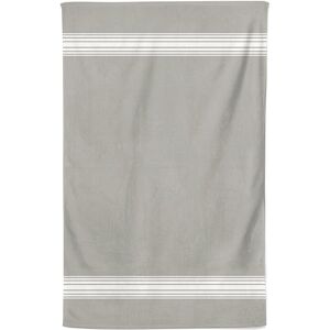 Maison Jean-Vier Drap de bain coton bio Gris Clair 100x150 cm