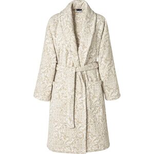 Le Jacquard Francais Peignoir en coton creme L