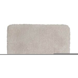 Homie Living Tapis de bain microfibre tres doux uni blanc creme 80x150