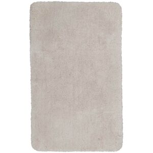 Homie Living Tapis de bain microfibre tres doux uni blanc creme 70x120