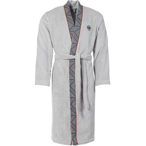 Carre Blanc Peignoir homme coton col kimono gris