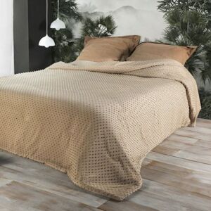 Linder Dessus de lit polyester sable 230x250cm