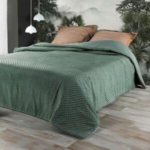 Linder Dessus de lit polyester vert sauge 180x240cm