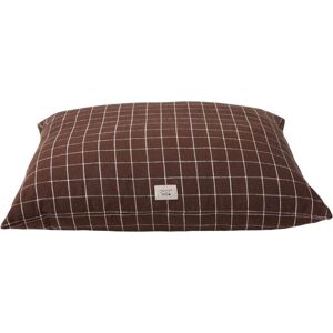 OYOY Living Design Coussin marron en coton organique H60x74cm