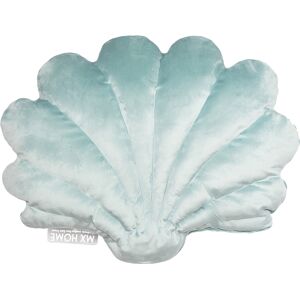 MX HOME Coussin coquillage en velours bleu ciel