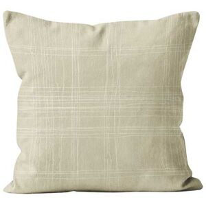 Coast And Valley Coussin motif imprime velours vert 60x60cm