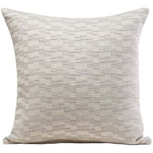 Madura Housse de coussin 50x50 cm Ivoire et naturel