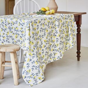 Coucke Nappe imprimee en metis jaune 180x300