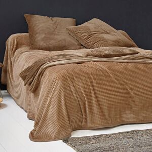 Becquet Jete de lit 270x245 beige en polyester