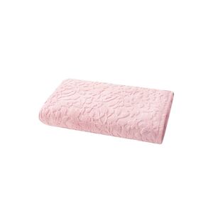 Anne de Solene Drap de douche coton rose clair 70x140 cm