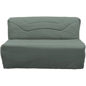 CAMIF Housse de BZ en coton recycle Vert Fougere 140 x 190 cm