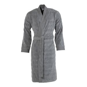 Carré Blanc Peignoir homme coton col kimono gris